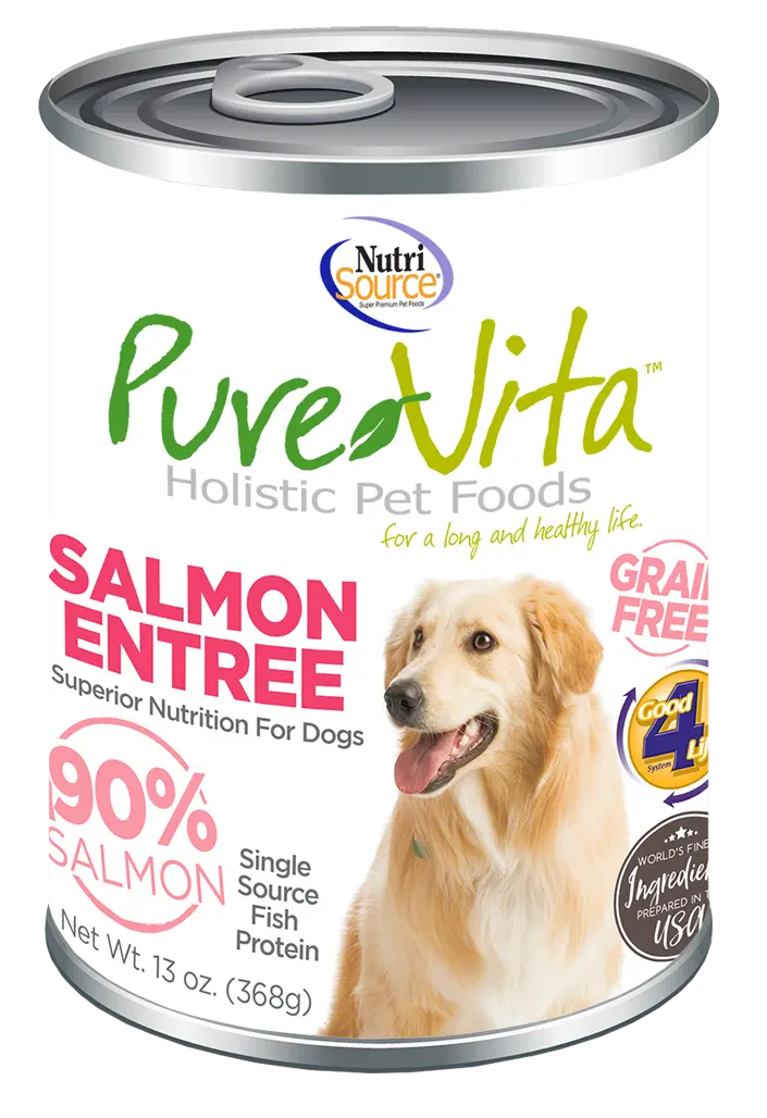 Nutrisource Purevita Salmon Grain-Free Wet Canned Dog Food 1