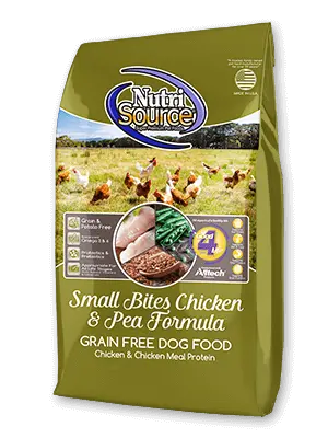 Nutrisource Small Bites Chicken & Pea Recipe 1