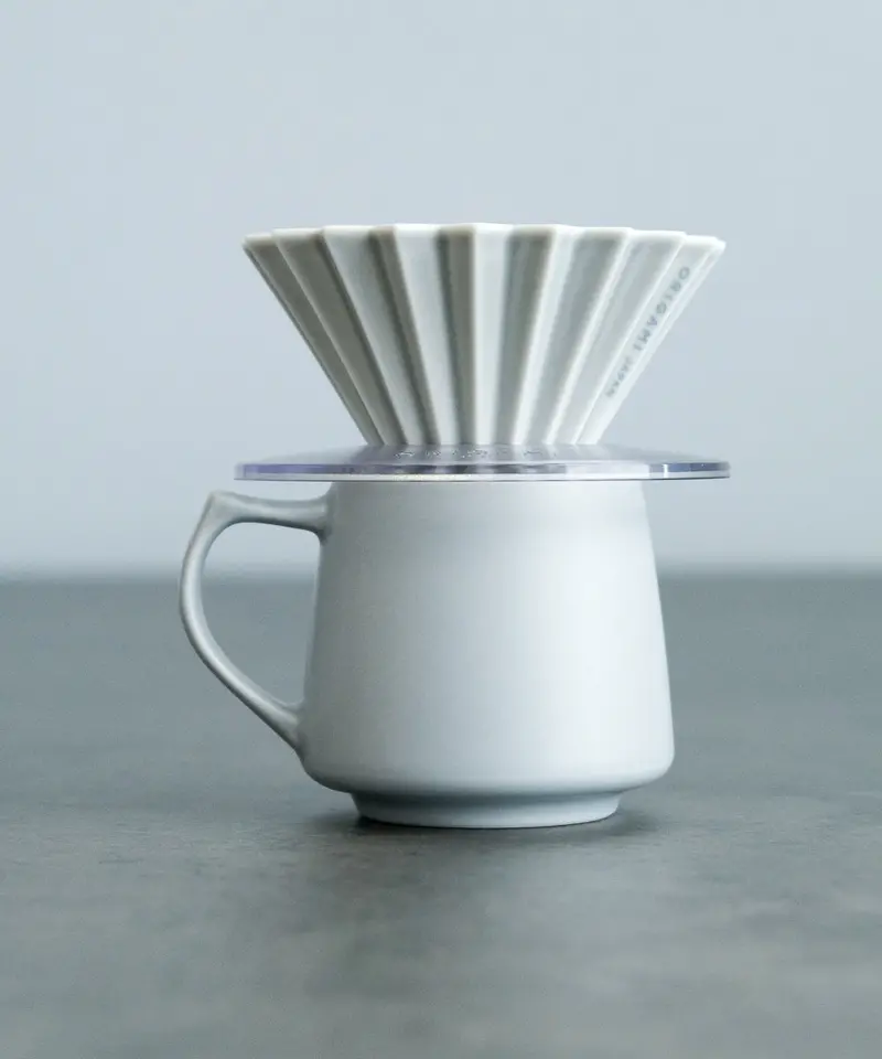 Origami Brewing Set With Small Dripper + Resin Holder + Filter +  Aroma Mug 3