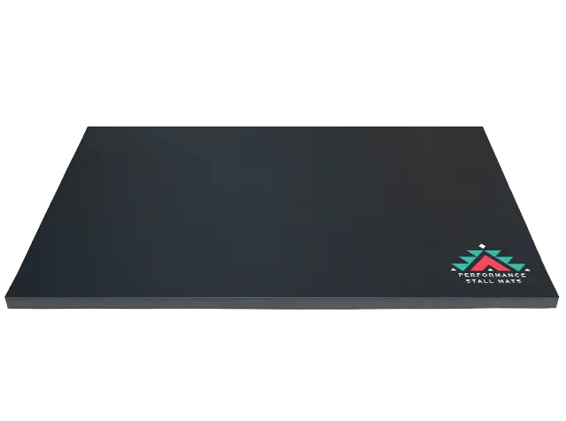 Portable Stall Mat Black 6X9 1