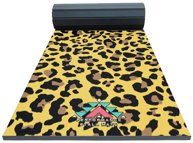 Pre Order Portable Stall Mat Leopard Design 5X10 1