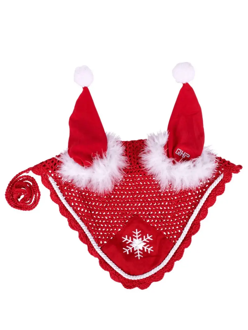 Qhp Christmas Ear Bonnet 1