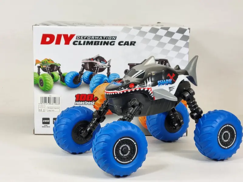 Radio Control Rc Monster Truck Transformer Shark Motorbike 4Wd 2.4Ghz Rock Crawler Buggy 1
