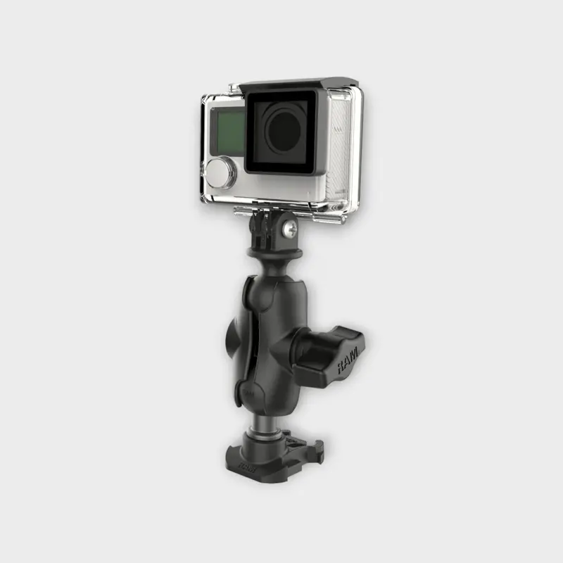 Ram® Ball Adapter For Gopro® Bases With Universal Action Camera Adapter 1