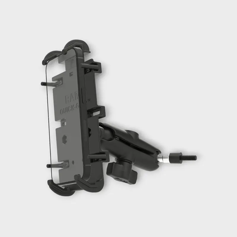Ram® Quick-Grip™ Xl Phone Mount With Grab Handle M6 Bolt Base 1