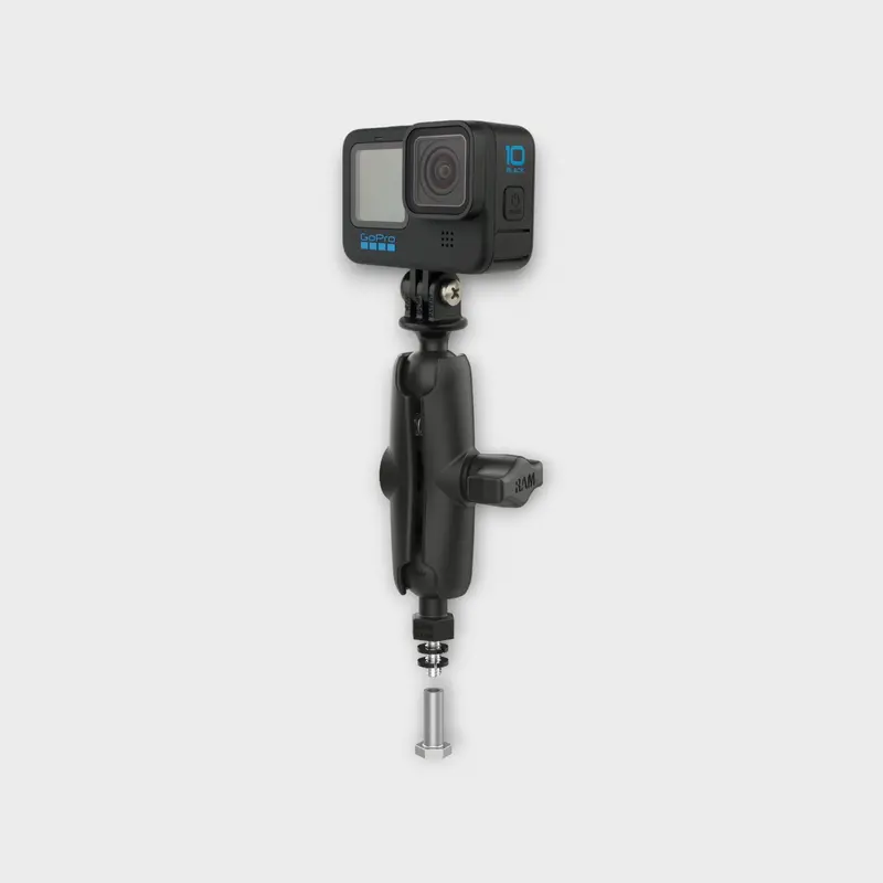 Ram® Tough-Ball™ For Bronco Hood Tie Down With Action Camera Adapter 1