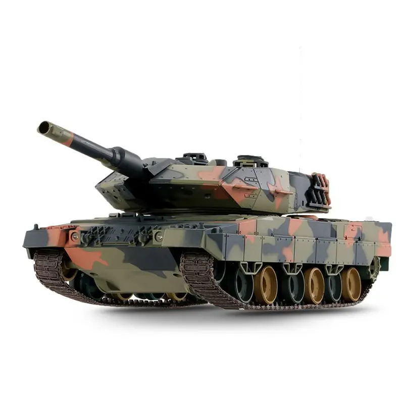 Rc Model Tank Heng Long 1/24 Scale German Leopard Bb Firing Infrared Version 5 Radio Control 2.4Ghz 3809-1 1