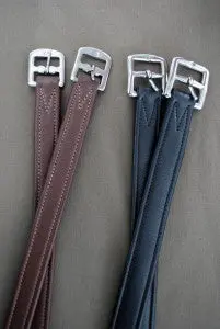 Red Barn Calf Lined Stirrup Leathers 1