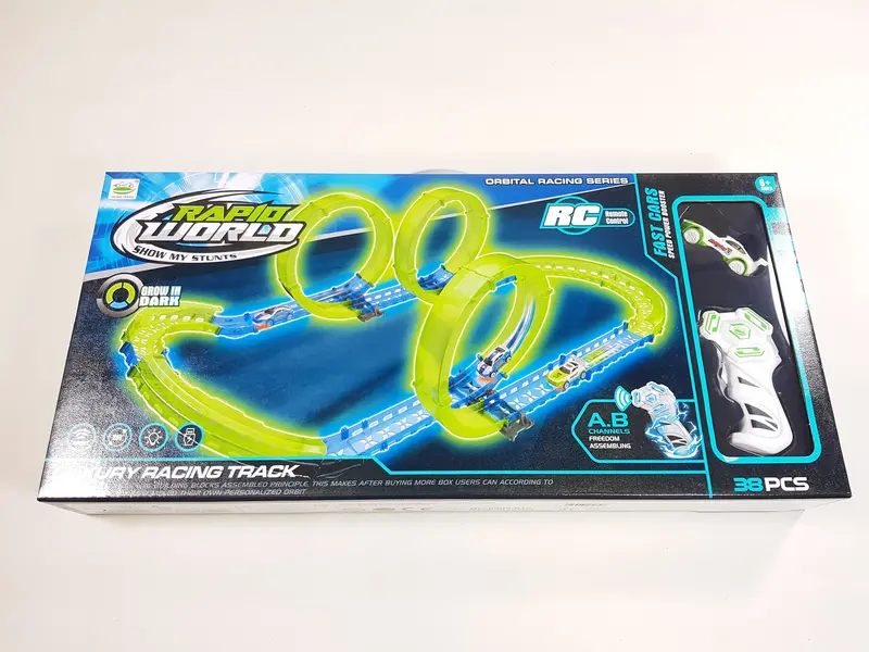 Remote Radio Control Rc Model Hot Wheel Scalextric Style Racing Car Slot Cars Track Set Build Your Own 1