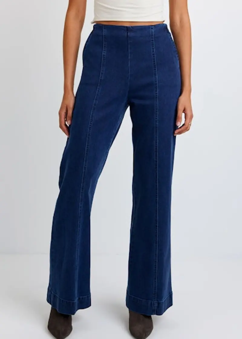 Side Zip Vintage Jeans 1