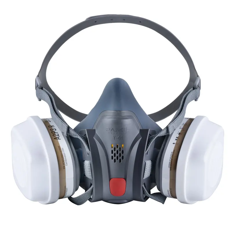 T-61 Half-Face Respirator With A2p3 R Dualguard Combination Cartridge 1