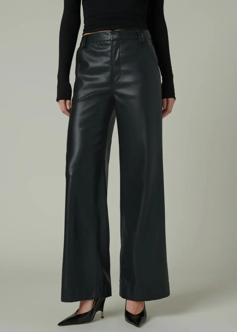 The Mia Wide Leg Leather 32" 1