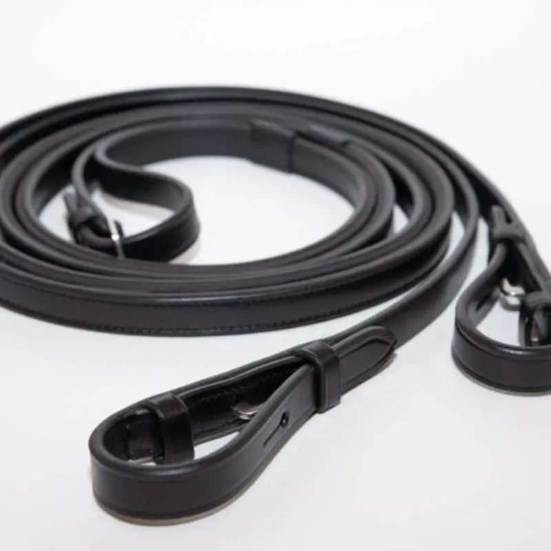 Tl Lined Rein-Black 54" 1