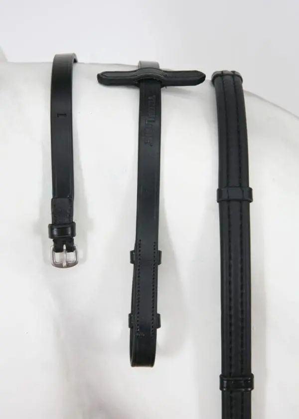 Tl Reins-60" Blk Studh W/Stops 1