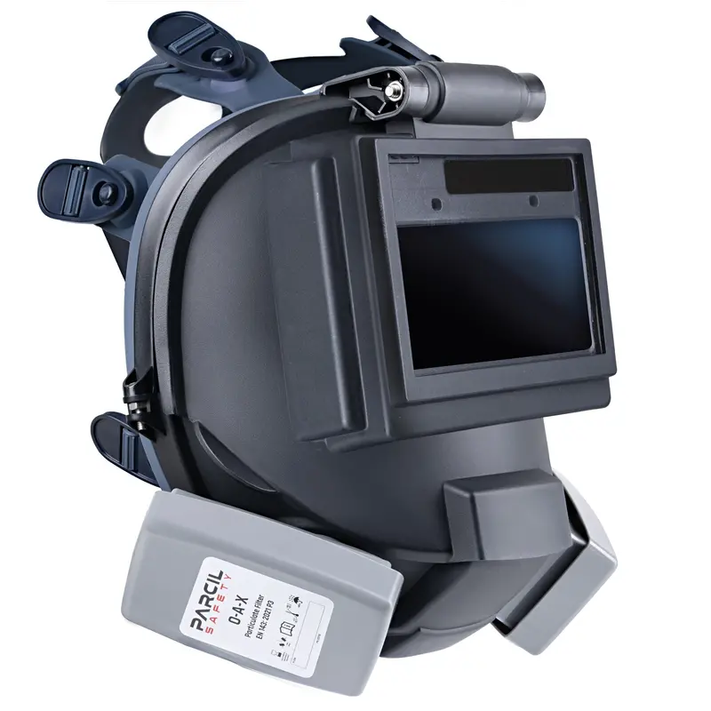 Wf-101 Pro Auto-Darkening Welding & Grinding Full-Face Respirator With O-A-X Cartridge 1