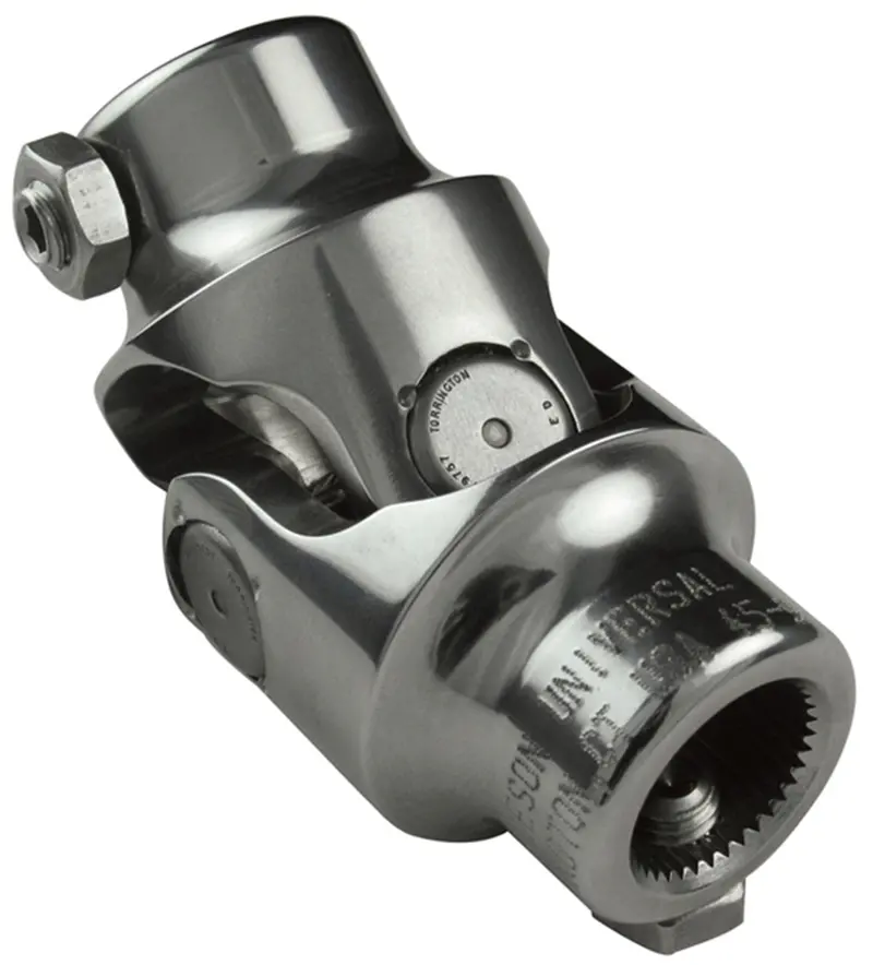 Borgeson 123418 Polished Stainless Steel Steering U-Joint – 3/4-36 × 5/8-36 1