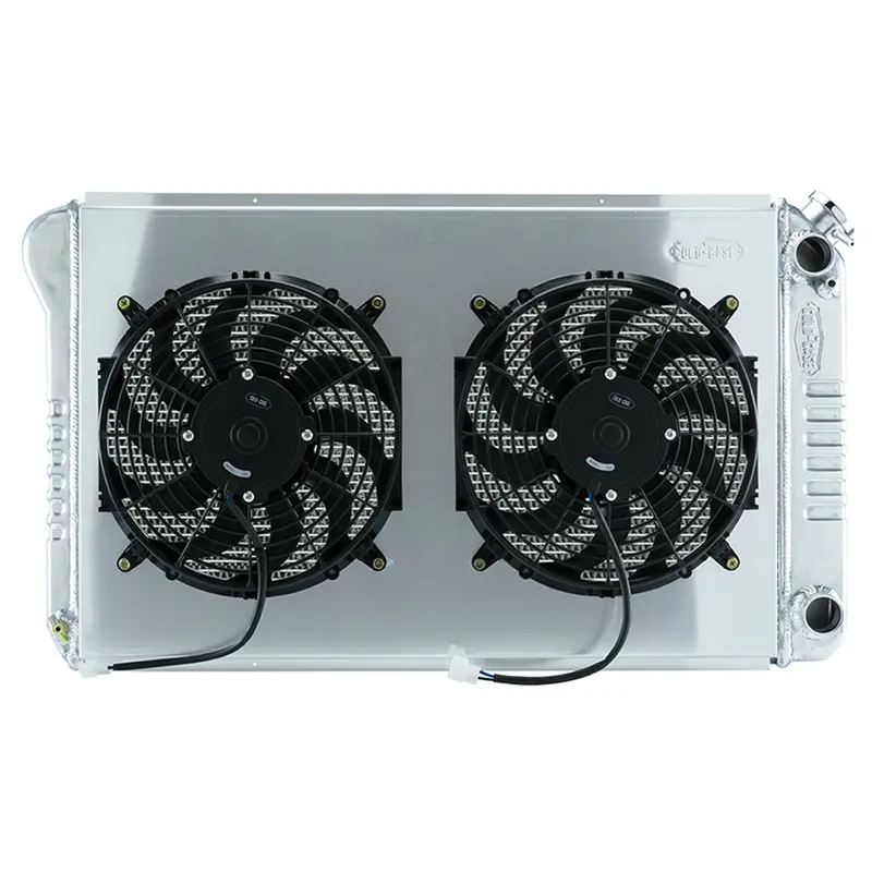 Cold Case Radiators Ls Swap Aluminum Radiator With Dual 12-Inch Fans – A-Body (1968–1972) 1