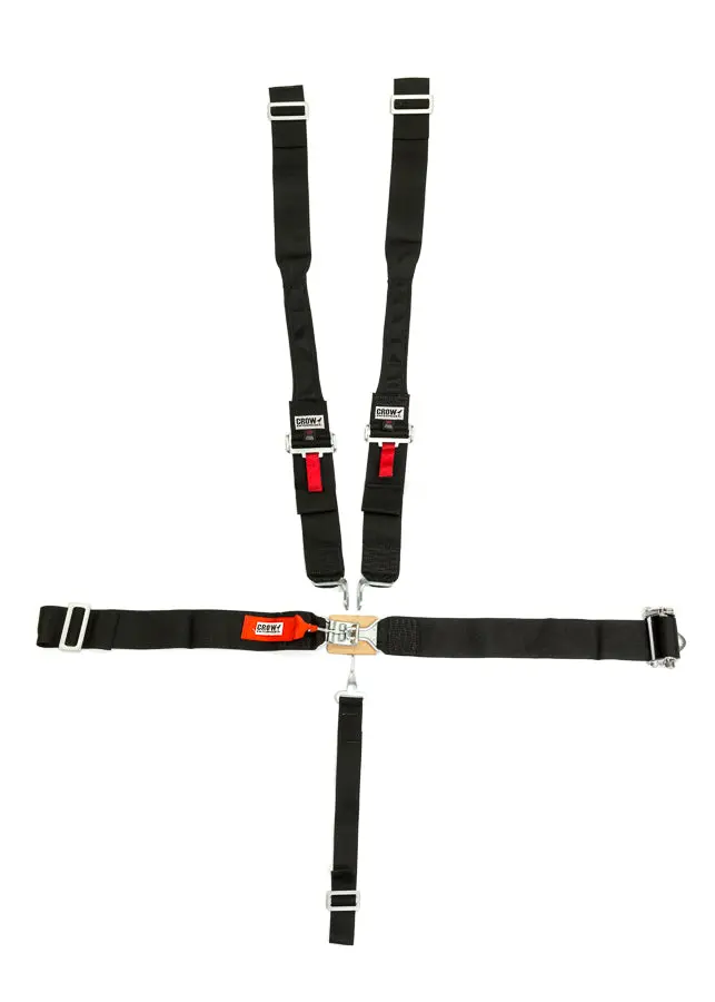 Crow Safety Gear 5-Point Harness System – Sfi 16.1 Certified, Hans-Compatible Racing Restraint (Model 40064) 1