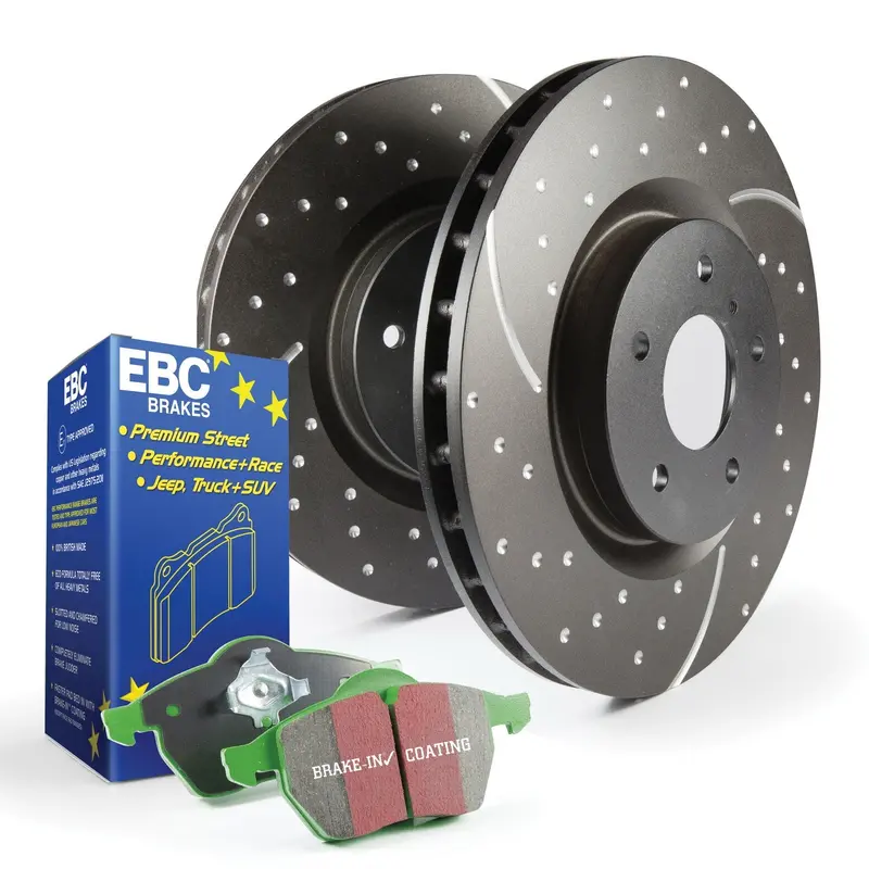 Ebc Brakes S10Kf1634 S10 Kits Greenstuff 2000 And Gd Rotors 1