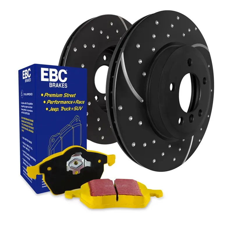 Ebc Yellowstuff Brake Kit S5Kr1730 With Gd Series Drilled & Slotted Rotors 1