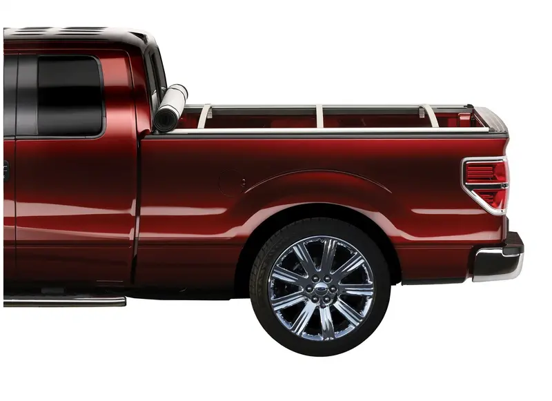 Extang Tuff Tonno Soft Roll-Up Tonneau Cover – Vinyl-Finished, Black, Fits 2009–2014 Ford F-150 8-Foot Beds 1