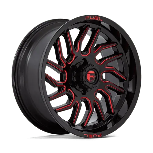 Fuel D80820908450 20X9-Inch Alloy Wheel – 6X5.5 Bolt Pattern, Gloss Black With Machined Face 1