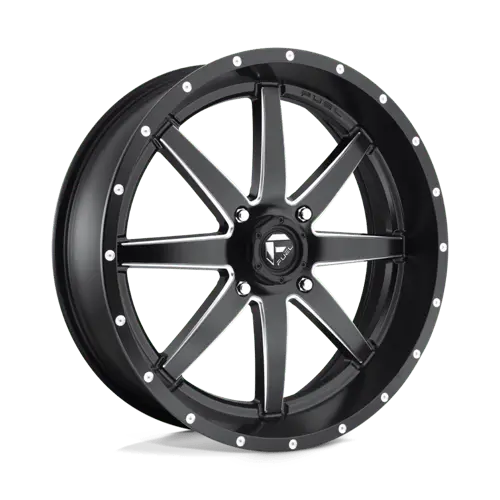 Fuel Utv Wheel – 15X7 Inch, 4X137 Bolt Pattern, Matte Black With Machined Lip & 13Mm Offset (Model D5381570A644) 1