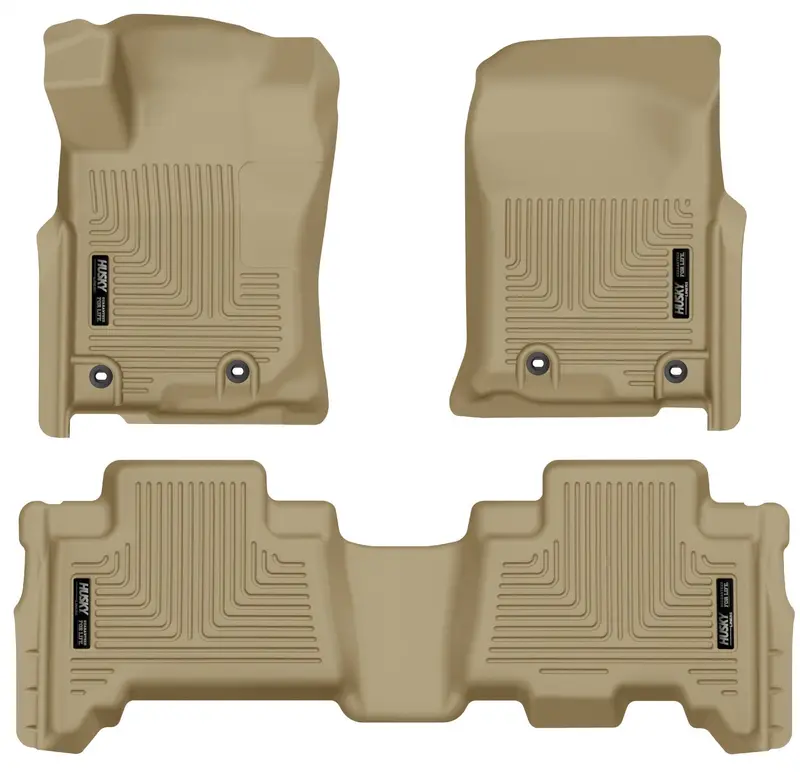 Husky Liners 99573 Custom-Fit Front And Second-Row Floor Liners 1