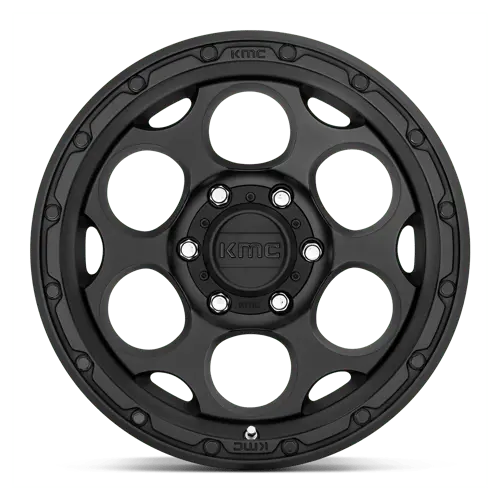 Kmc Km541 18X8.5 Inch Alloy Wheel – 6X5.5 Bolt Pattern, Matte Black Finish, Zero Offset 1