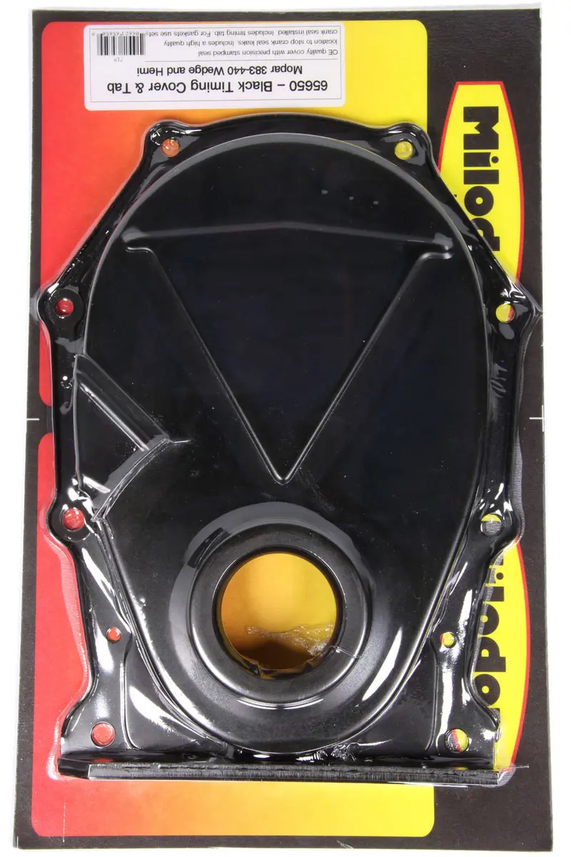 Milo-Dan Bbm Black Timing Cover For Big-Block Chevrolet Engines 1