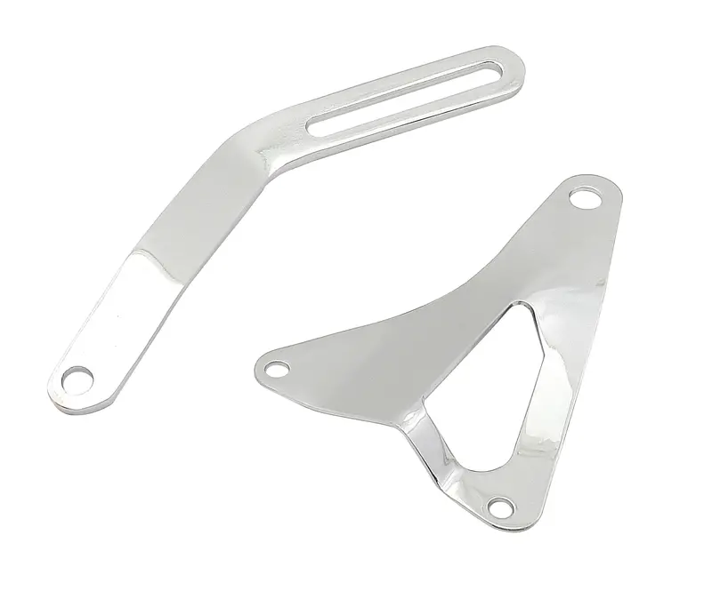 Mr. Gasket 5185 Chrome-Plated Alternator Mounting Bracket 1