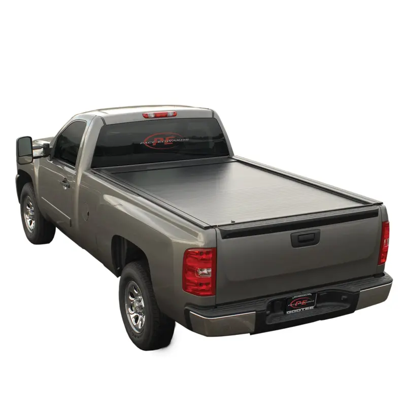 Pace Edwards Fen6690 Jackrabbit Full-Metal Tonneau Cover With Explorer Rails 1