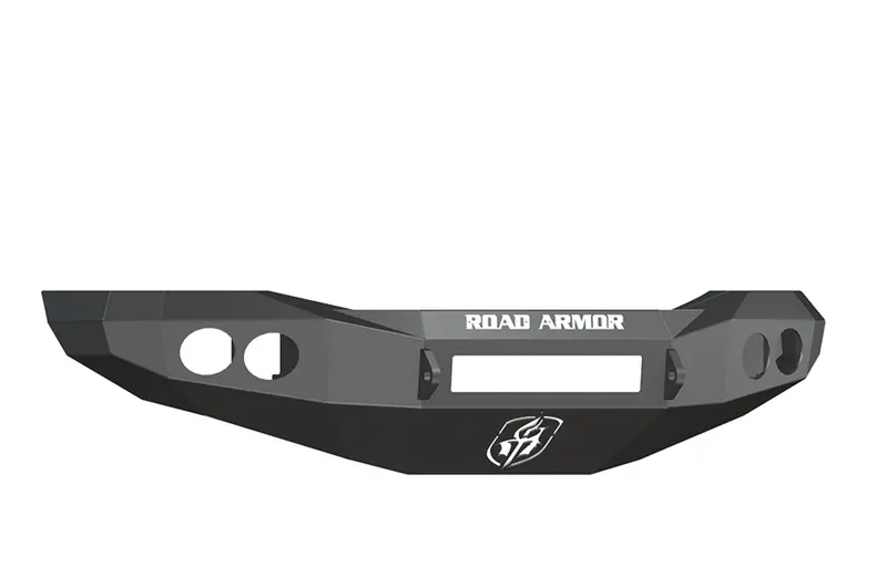 Road Armor 44070B-Nw Stealth Non-Winch Front Bumper; Steel; Satin Black; 1