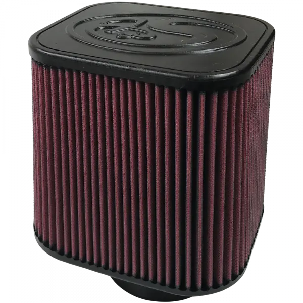 S&B Kf-1000-Bkjf Reusable Oiled Cotton Air Filter – Fits Intake Kits 75-1532 & 75-1525, Red Finish 1
