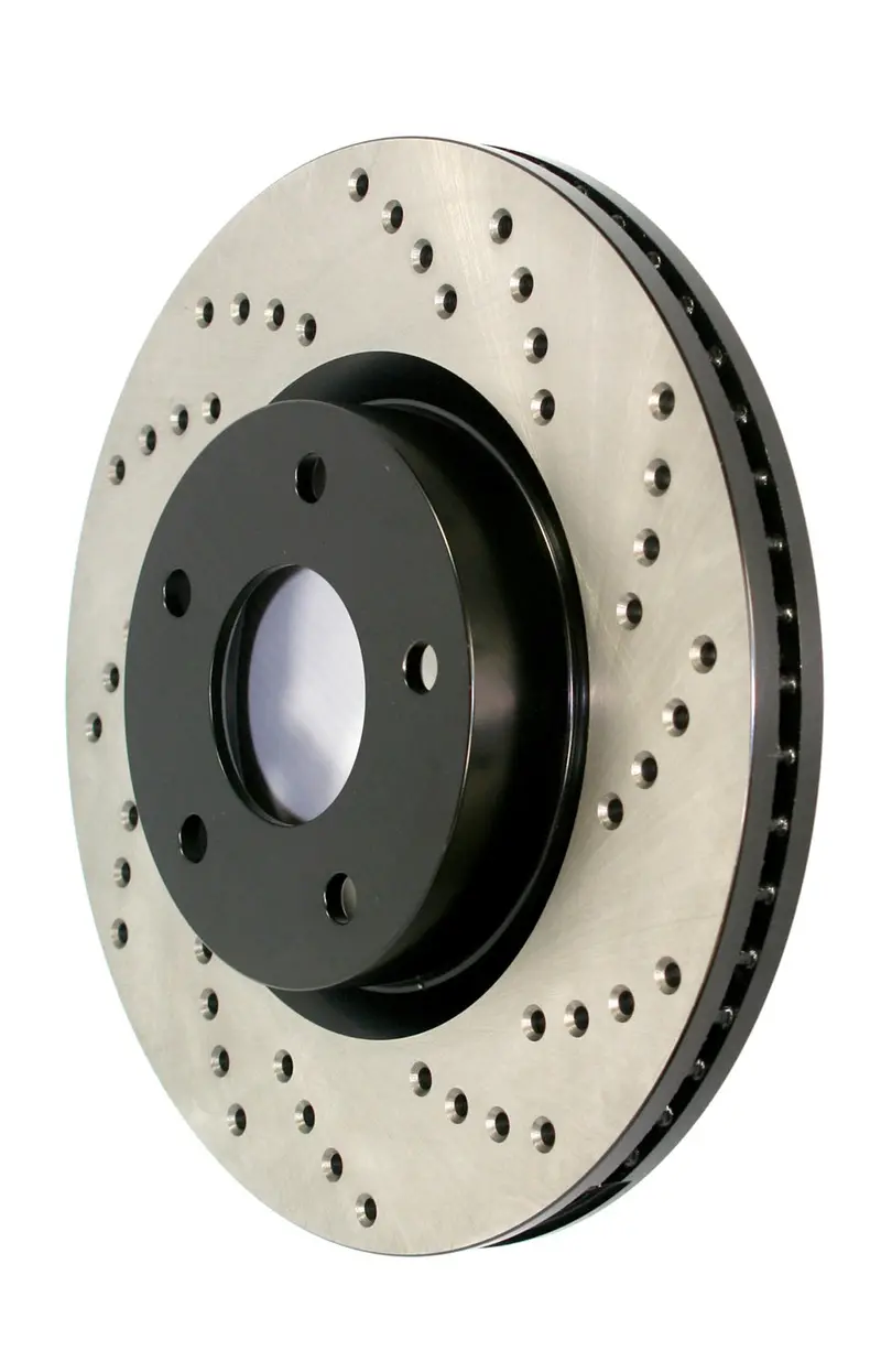 Stoptech Sport Cryo-Treated Cross-Drilled Front Right Brake Rotor 1